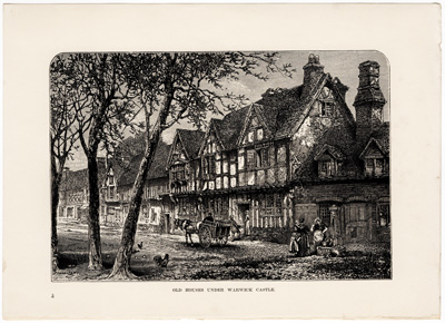 Old Houses under Warwick Castle